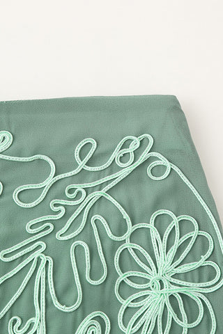 Floral Detail Mini Skirt