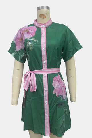 Floral Print Casual Dress