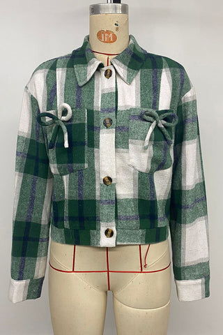 Chic Button-Up Plaid Shacket