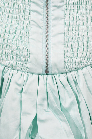 Strapless Tiered Casual Dress