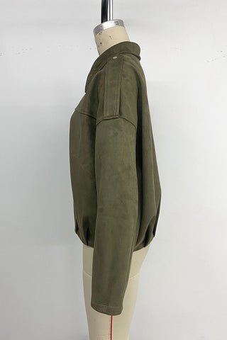 Oversized Snap-Front Jacket