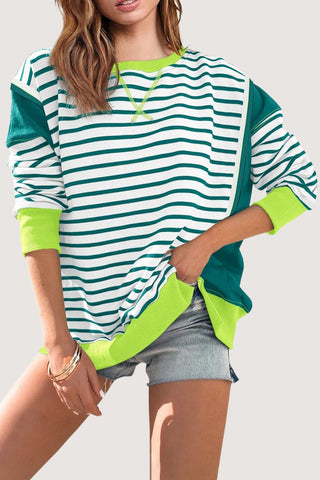 Striped Casual Long-Sleeve T-Shirt