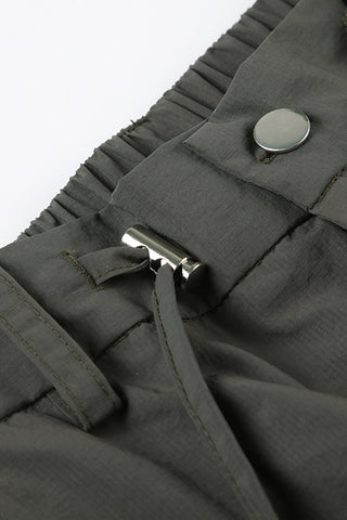 Wide-Leg Cargo Pants