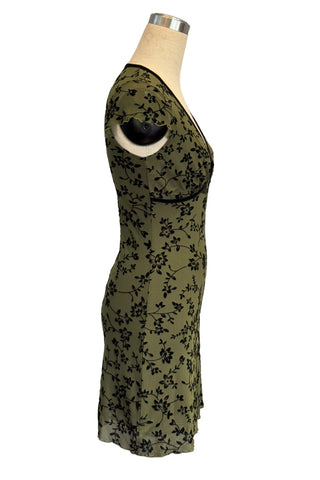 Floral V-Neck Mini Dress