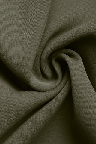 V-Neck Belted Casual Dress