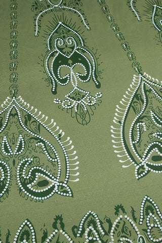 Patterned A-Line Maxi Skirt