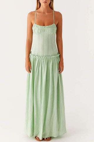 Spaghetti Strap Casual Maxi Dress