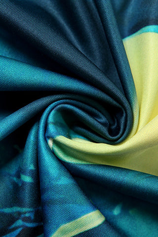 Halter Maxi Dress with Artistic Design