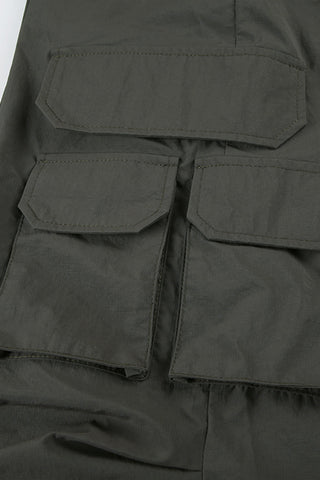 Wide-Leg Cargo Pants