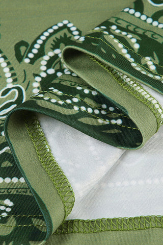 Patterned A-Line Maxi Skirt