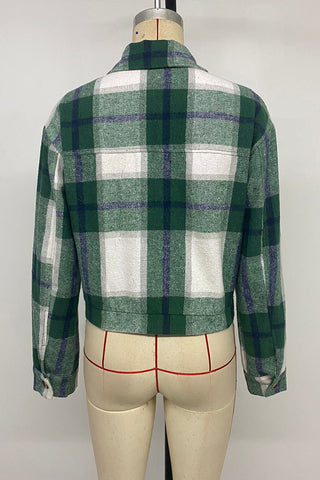 Chic Button-Up Plaid Shacket