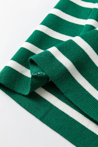 Striped Sleeveless Knit Tank