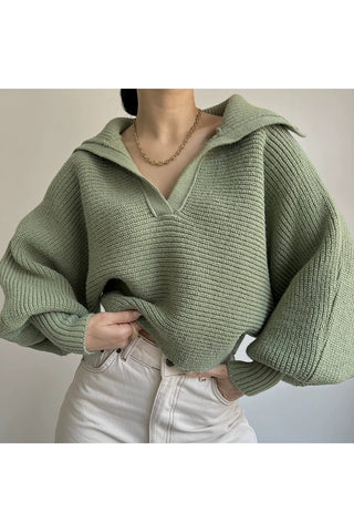 Cozy Ribbed V-Neck Sweater