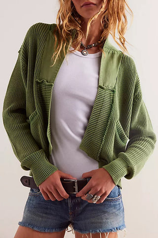 Open-Front Cozy Knit Cardigan