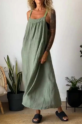 Relaxed Fit Sleeveless Dress