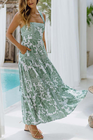Floral Tiered Maxi Dress