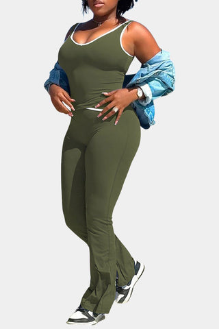 Cami Top and Flare Pants Set