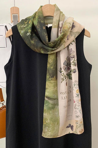 Elegant Patterned Scarf Accessory