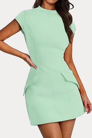 Modern Pocket Detail Casual Dress