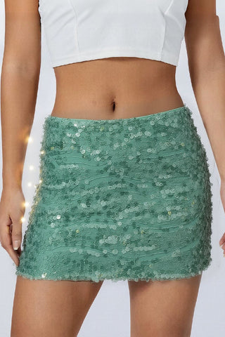Textured Mini Skirt