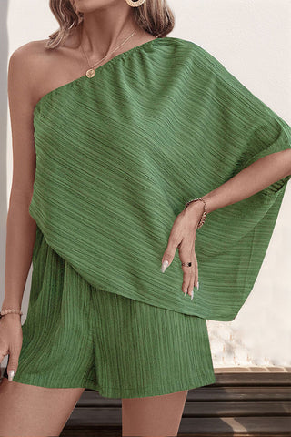 One-Shoulder Casual Romper