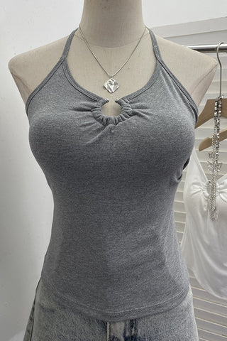Chic Ring-Detail Tank Top