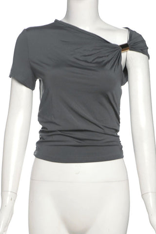 Asymmetric Cut-Out Tee