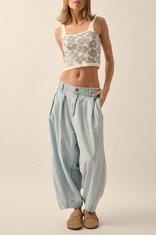 Floral Patterned Tank Top