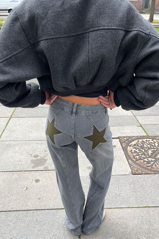 Star-Accent Casual Pants