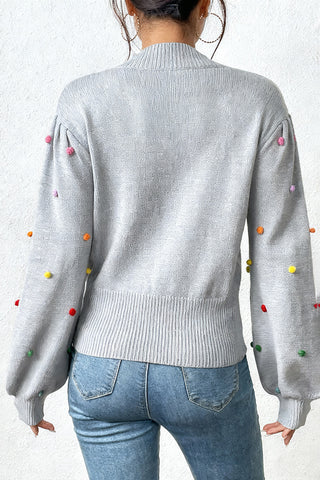 Playful Polka Dot Sweater