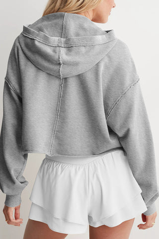 Casual Zip-Up Hoodie