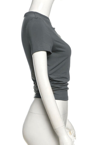 Asymmetric Cut-Out Tee