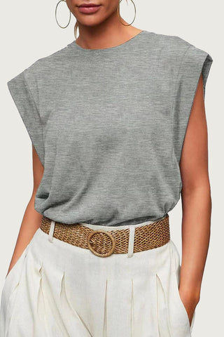 Relaxed Fit Sleeveless Top