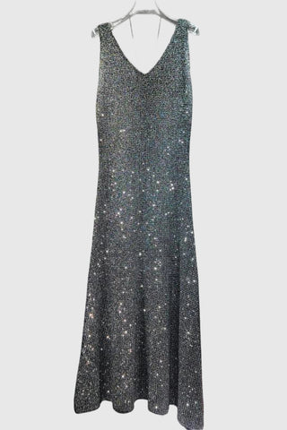 Sleeveless Sparkle Midi Dress