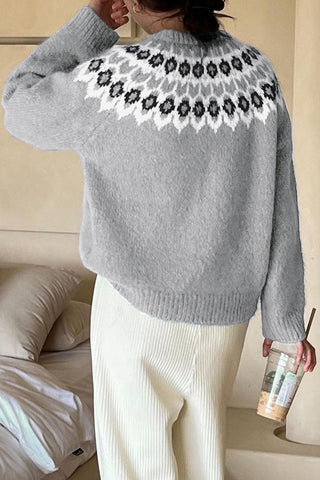Nordic Patterned Cozy Sweater