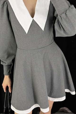 Classic Collar Casual Dress