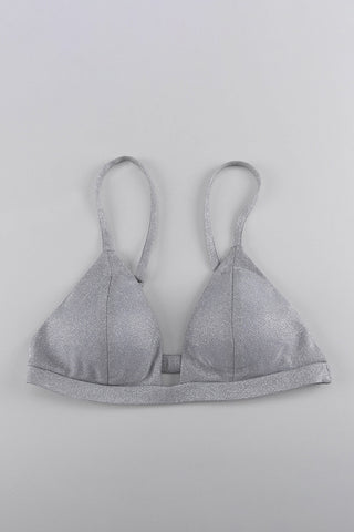 Eye-Catching Sequin Triangle Bralette