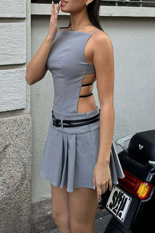 Sleeveless Flare Casual Dress