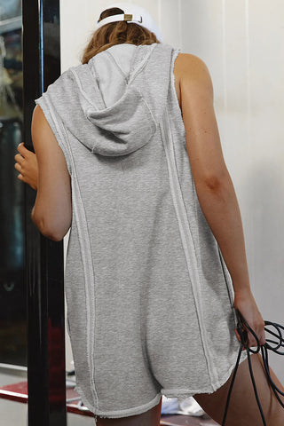 Hooded Workout Romper