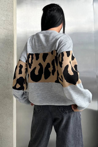 Leopard Patterned Sweater