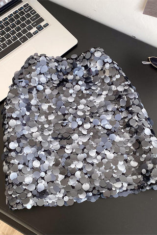 Sequin Mini Skirt
