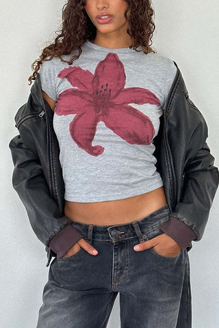 Graphic Floral T-Shirt