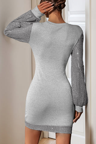 Elegant Knit Long Sleeve Dress