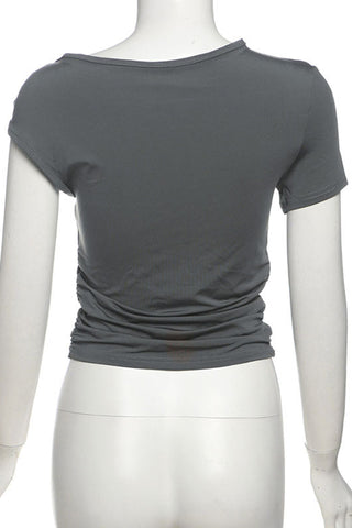 Asymmetric Cut-Out Tee