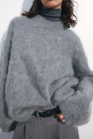 Cozy Fluffy Knit Sweater