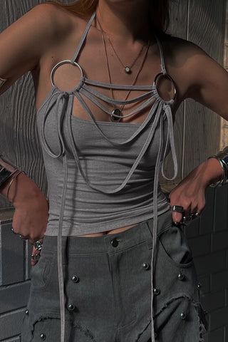 Strappy Ring Detail Cami Top