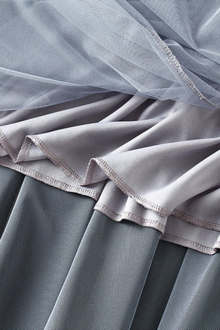 Elegant Pleated Tulle Skirt