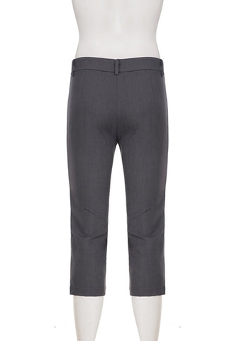 Cropped Casual Trousers