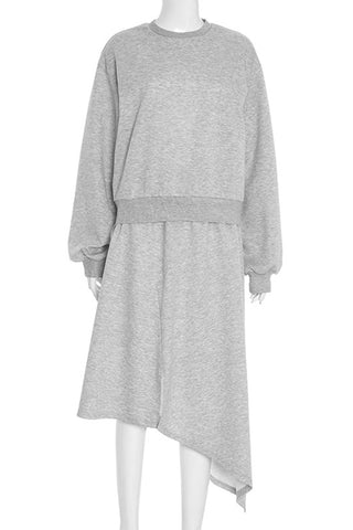 Asymmetrical Skirt Set