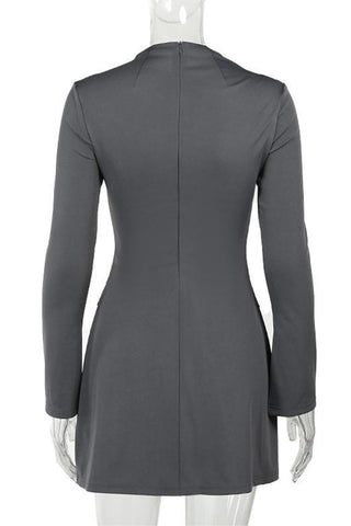 Stylish A-Line Casual Dress